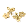 304 Stainless Steel Stud Earrings EJEW-Z049-02G-2