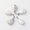 Natural Howlite Pendants X-G-Q484-B24-1