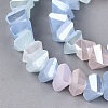 Electroplate Imitation Jade Glass Beads Strands EGLA-Q135-03A-A01-3