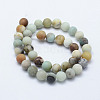 Natural Flower Amazonite Beads Strands X-G-F518-24-6mm-2