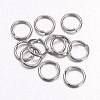 Tarnish Resistant 304 Stainless Steel Open Jump Rings STAS-E066-07-5mm-1