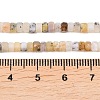 Natural Dendritic African Opal Beads Strands G-G345-C21-2x4mm-5