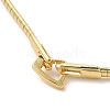 Rack Plating Brass Round Rope Chain Necklaces NJEW-A009-01G-3