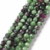 Natural Ruby in Zoisite Beads Strands G-S362-109B-1