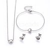 304 Stainless Steel Jewelry Sets SJEW-H144-23-2