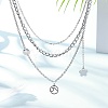 304 Stainless Steel Pendants STAS-UN0044-39-4