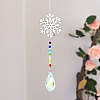 Christmas Theme Teardrop Glass Suncatchers PW-WG1AD42-05-1