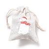 Christmas Cotton Cloth Storage Pouches LS-ABAG-M004-02E-3