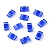 2-Hole Glass Seed Beads SEED-T003-01B-08-1