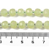 Natural Dyed White Jade Beads Strands G-H057-A22-09-5