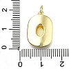 Brass Enamel Pendants KK-K400-20G-03-3