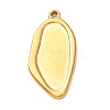 304 Stainless Steel Pendant Cabochon Settings STAS-Z204-04G-05-1