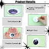 Luminous Self Adhesive Plastic Wiggle Googly Eyes Cabochons KY-WH20002-02A-6