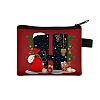 Christmat Letter Printed Polyester Wallets with Zipper PW-WGB27ED-08-1