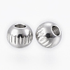 Tarnish Resistant 201 Stainless Steel Beads STAS-G154-35-4mm-2