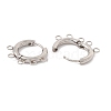 Tarnish Resistant 304 Stainless Steel Hoop Earring Findings STAS-D183-01P-2