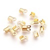 304 Stainless Steel Folding Crimp Ends X-STAS-P207-06G-1