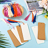 40Pcs 2 Colors Paper Blank Bookmarks AJEW-TA0003-12-5