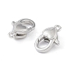 Anti-Tarnish Rhodium Plated 925 Sterling Silver Lobster Claw Clasps STER-K173-16P-2