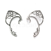 2Pcs 316 Surgical Stainless Steel Cuff Earrings EJEW-E300-05AS-04-M-1