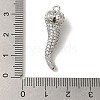 Rack Plating Brass Micro Pave Cubic Zirconia Pendant KK-A229-03E-P-3