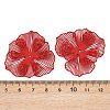 Spray Painted Iron Bead Caps IFIN-Z004-02E-3