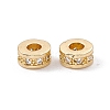 Brass Micro Pave Cubic Zirconia Beads ZIRC-F009-31LG-2