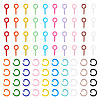 400Pcs Alloy Screw Eye Pin Peg Bails FIND-TA0007-89-1
