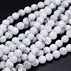 Round Natural Howlite Bead Strands X1-G-F222-14-6mm-1