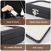 PU Imitation Leather Loose Diamond Storage Boxes with Clear Acrylic Hinged Lid & Beige Velvet Inside AJEW-WH0817-035-4