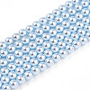 Baking Painted Pearlized Glass Pearl Bead Strands HY-N002-3mm-A05-2