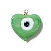 Handmade Lampwork Pendants LAMP-E030-01G-06-2