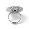 304 Stainless Steel Sieve Ring Settings STAS-K278-06B-P-3