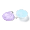 Translucent Resin Pendants RESI-A025-06E-3