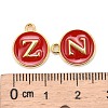 Golden Plated Alloy Enamel Charms X-ENAM-S118-03Z-3