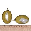 Natural Agate Big Pendants KK-F868-29G-04-3