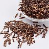 Glass Twisted Bugle Beads SEED-E002-9mm-881#-1