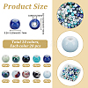 200Pcs 10 Colors Handmade Porcelain Beads PORC-PA0001-39-2