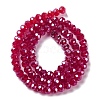 Baking Electroplate Glass Beads Strands LS-DGLA-A039-J10mm-B02-2