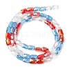 Electroplate Glass Beads Strands EGLA-D300-05-17-5