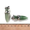 Natural Green Aventurine Pointed Big Pendants G-B077-02P-06-3