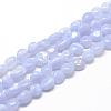 Natural Blue Lace Agate Beads Strands G-R445-6x8-10-1