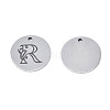 Non-Tarnish 304 Stainless Steel Charms STAS-T059-26P-R-3