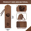 Cowhide Leather Labels AJEW-WH0386-0020-2