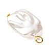 ABS Plastic Imitation Pearl Pendants PALLOY-JF04415-02-4