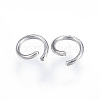 304 Stainless Steel Open Jump Rings A-STAS-F110-10P-2