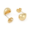 201 Stainless Steel Teardrop Stud Earrings EJEW-I309-16G-2