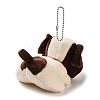 Velvet Dog Keychain HJEW-PW0005-08D-2