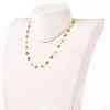 Daisy Link Chain Necklaces & Bracelets Jewelry Sets SJEW-JS01138-01-6