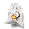 Halloween Cotton Cloth Storage Pouches LS-ABAG-M004-01P-3